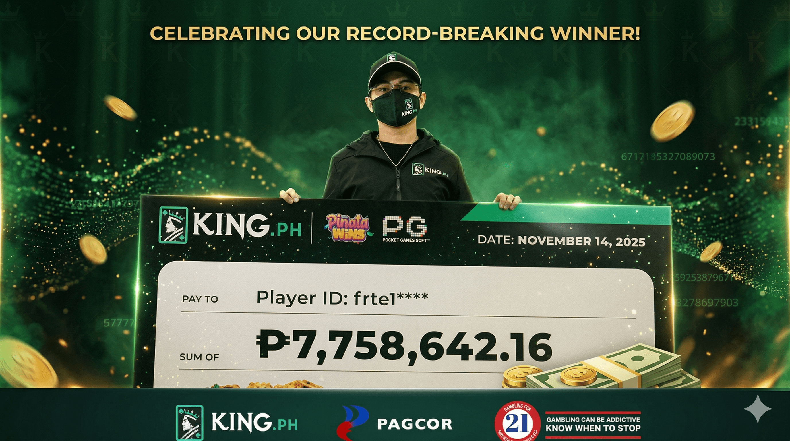 KingPH Casino ₱8 Million Winner